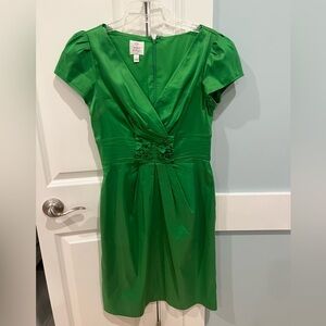 Suzi Chin by Maggy Boutique green cocktail dress size 8.